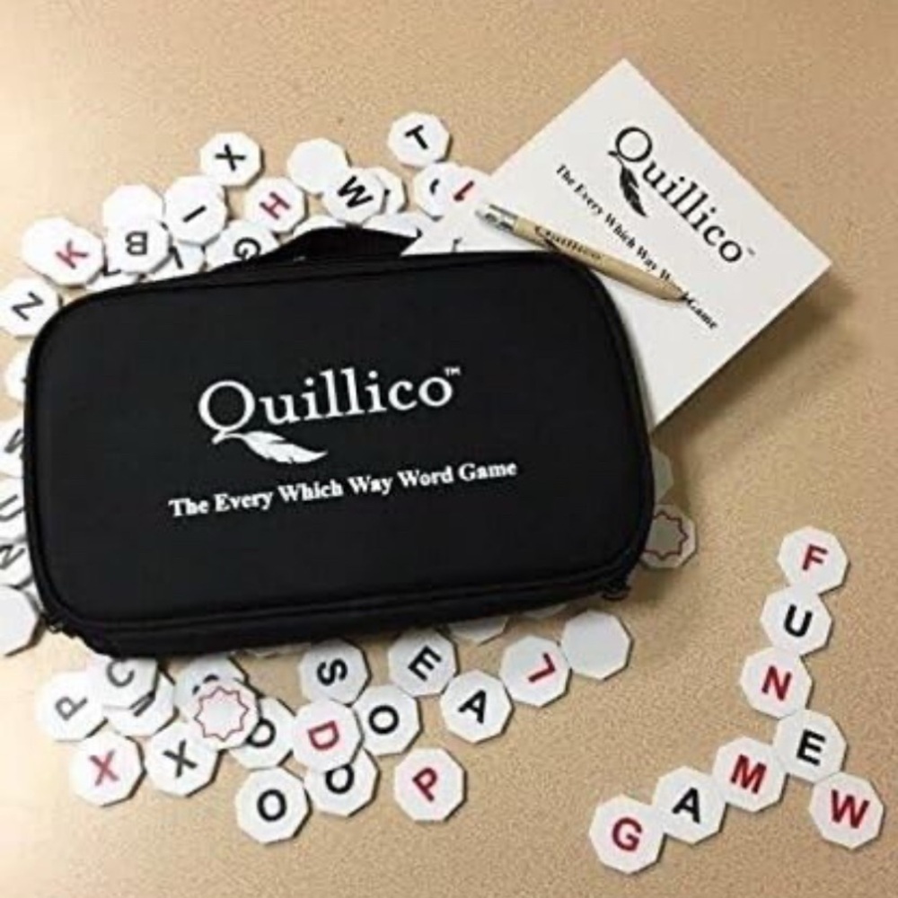 Unique - Quillico by Glass Gamz Hex Word Tile Game NWT